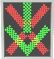 Светофор дорожный светодиодный транспортный T.4.I (T.4.I.с-П) (плоский совмещенный)